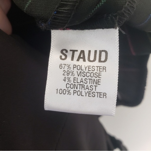 STAUD Tao Jumpsuit Rainbow Stripe Wide Leg. Size 2 - Picture 5 of 5